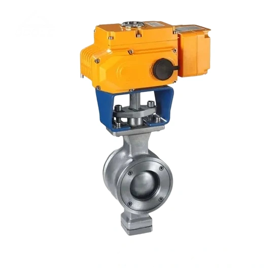 electric v port ball valve regulating type gavq970f (1)