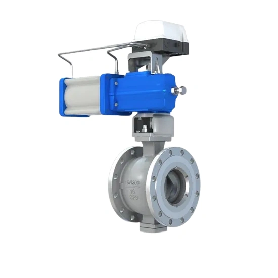 pneumatic v port ball valve regulating type gavq670f (2)